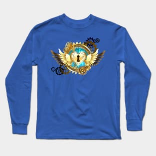 Closed Heart ( Steampunk Gold Heart ) Long Sleeve T-Shirt